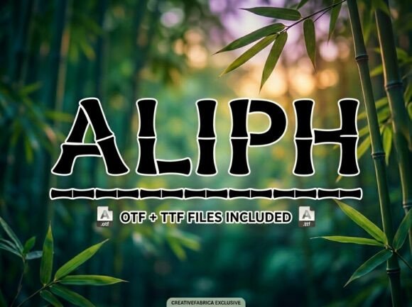 Aliph Font: Bold & Beautiful