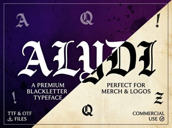 Alydi Font: Creative Centerpiece for Handmade Projects