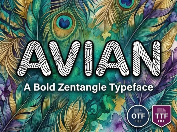 Avian: A Creative Display Font