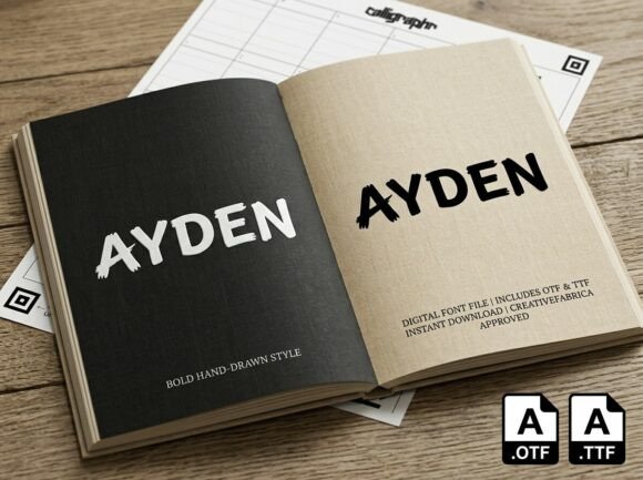 Ayden: A Bold Display Font