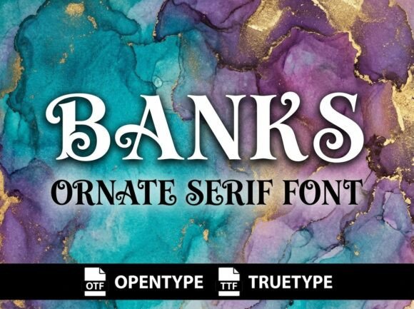 Banks Font for Creative Projects