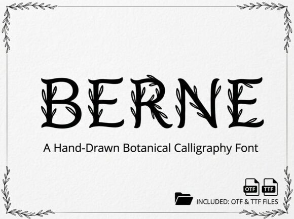 Berne: A Display Font for Editorial Impact