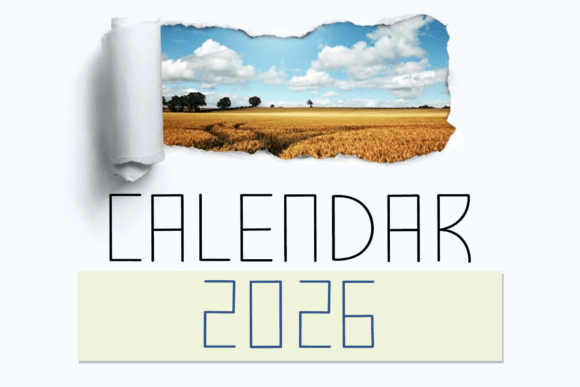 Calendar 2026 Font Review