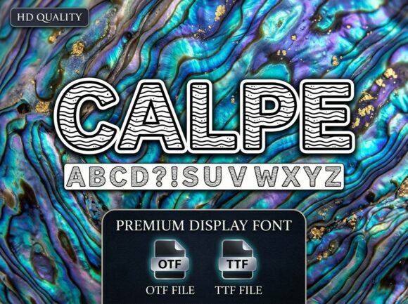 Calpe: A Bold Font for Business Branding