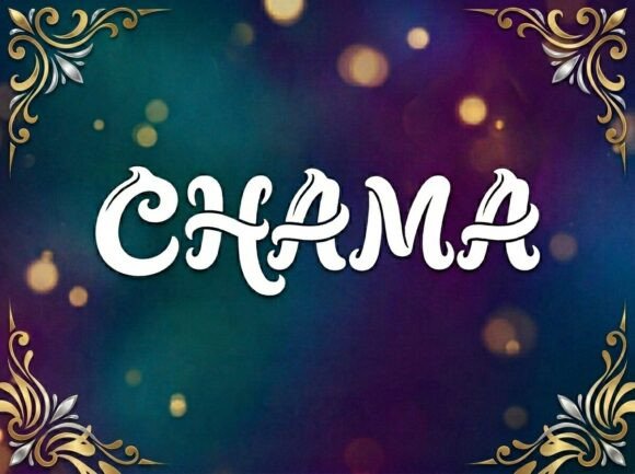 Chama Font: Bold Display Type