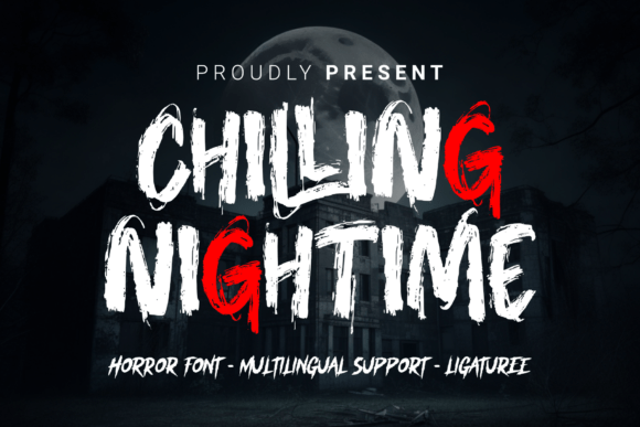 Chilling Nighttime Font for Bold Campaigns