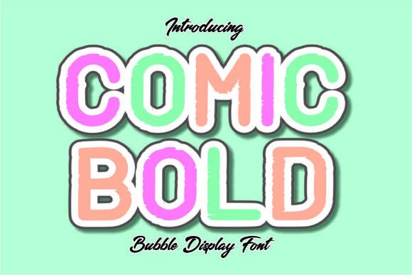 Comic Bold Font for Web Design