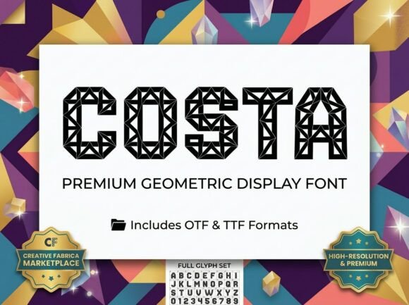 Costa: A Premium Display Font