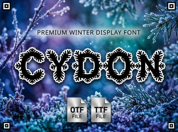 Cydon: A Frosty Font for Seasonal Branding