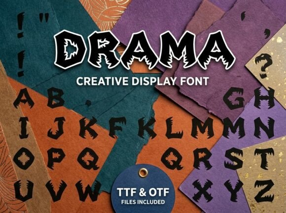 Drama Font for Bold Design