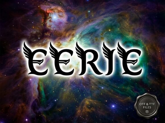Eerie Font for Dramatic Web Design