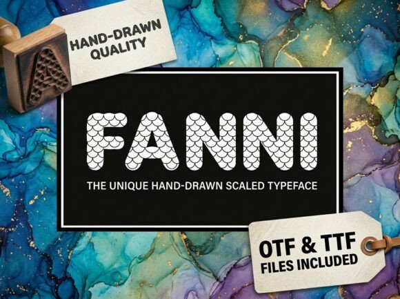 Fanni Font: Aquatic Elegance in Design