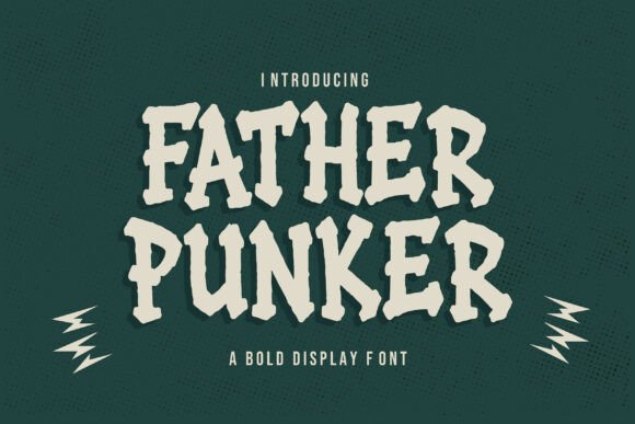 Father Punker Font for Creative Projects