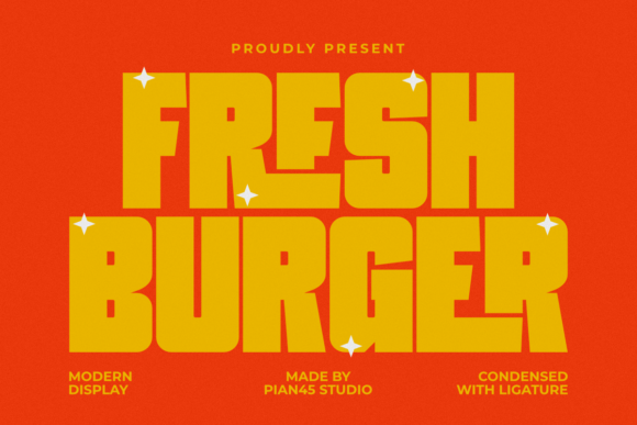 Fresh Burger Font for Bold Design