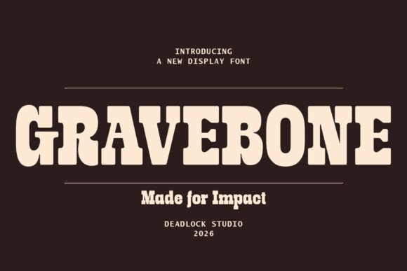 Gravebone: A Bold Font for Business