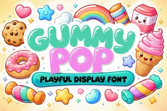 Gummy Pop Font for Bold Branding