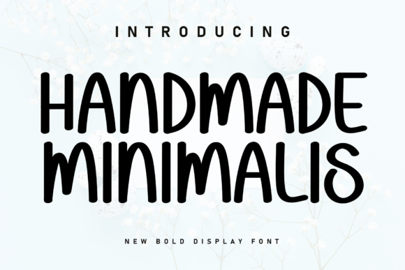 Handmade Minimalis Font