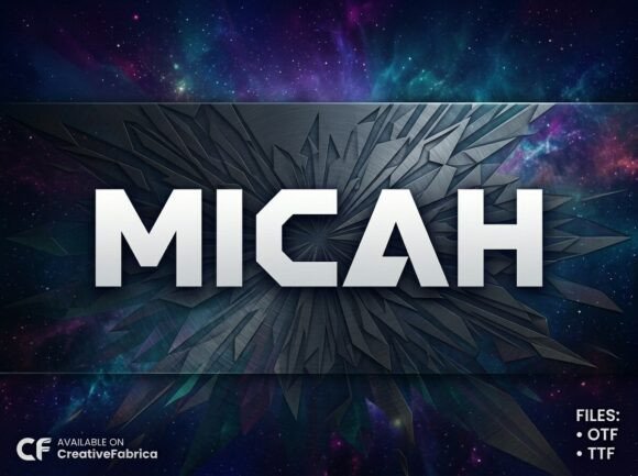 Micah Font: Stylish Display for Creative Projects