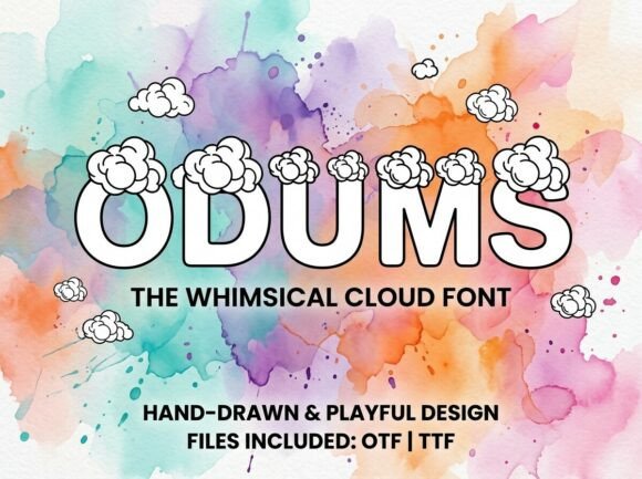 Odums Font: Dreamy Display Type