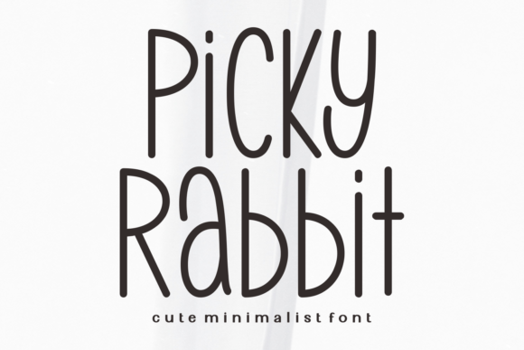 Picky Rabbit Font for Bold Branding