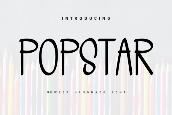 Popstar: A Handwritten Font for Creative Projects