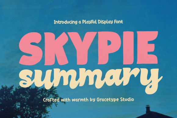 Skypie Summary Font Review