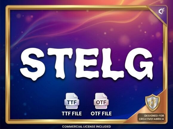 Stelg Font for Creative Creations