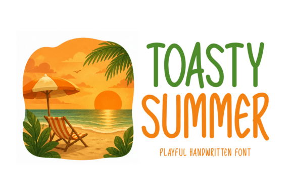 Toasty Summer Font: Warmth in Every Letter