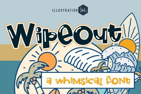 Wipeout Font: Bold and Bright